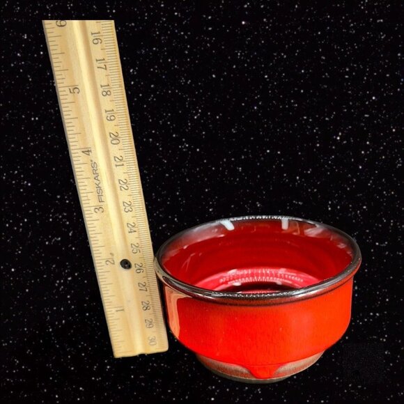 Villeroy and Boch Luxembourg Granada Bright Red Small Bowl Set 3 Dish Set VTG - Picture 9 of 15